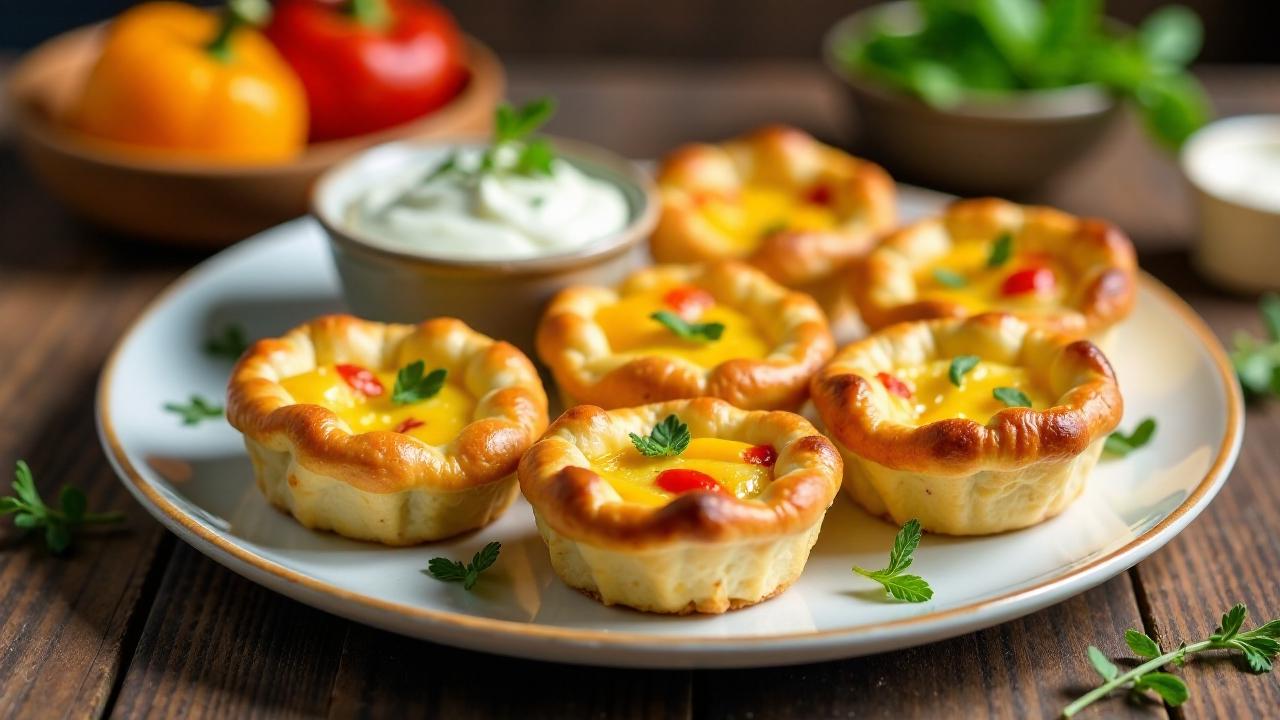 Mini-Paprika-Käse-Pies