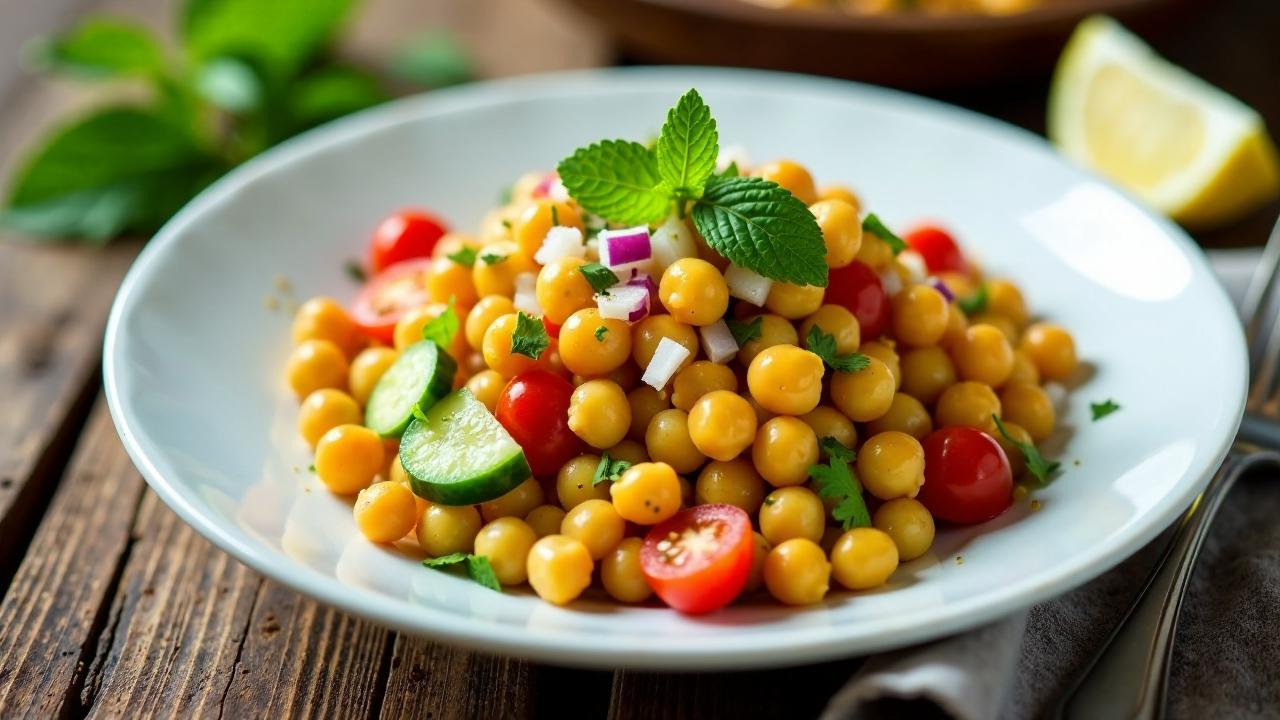 Minty Chickpea Chaat