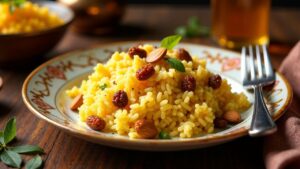 Mishti Pulao - Süßer, gewürzter Reis