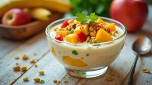 Mixed Fruit Cream Chaat