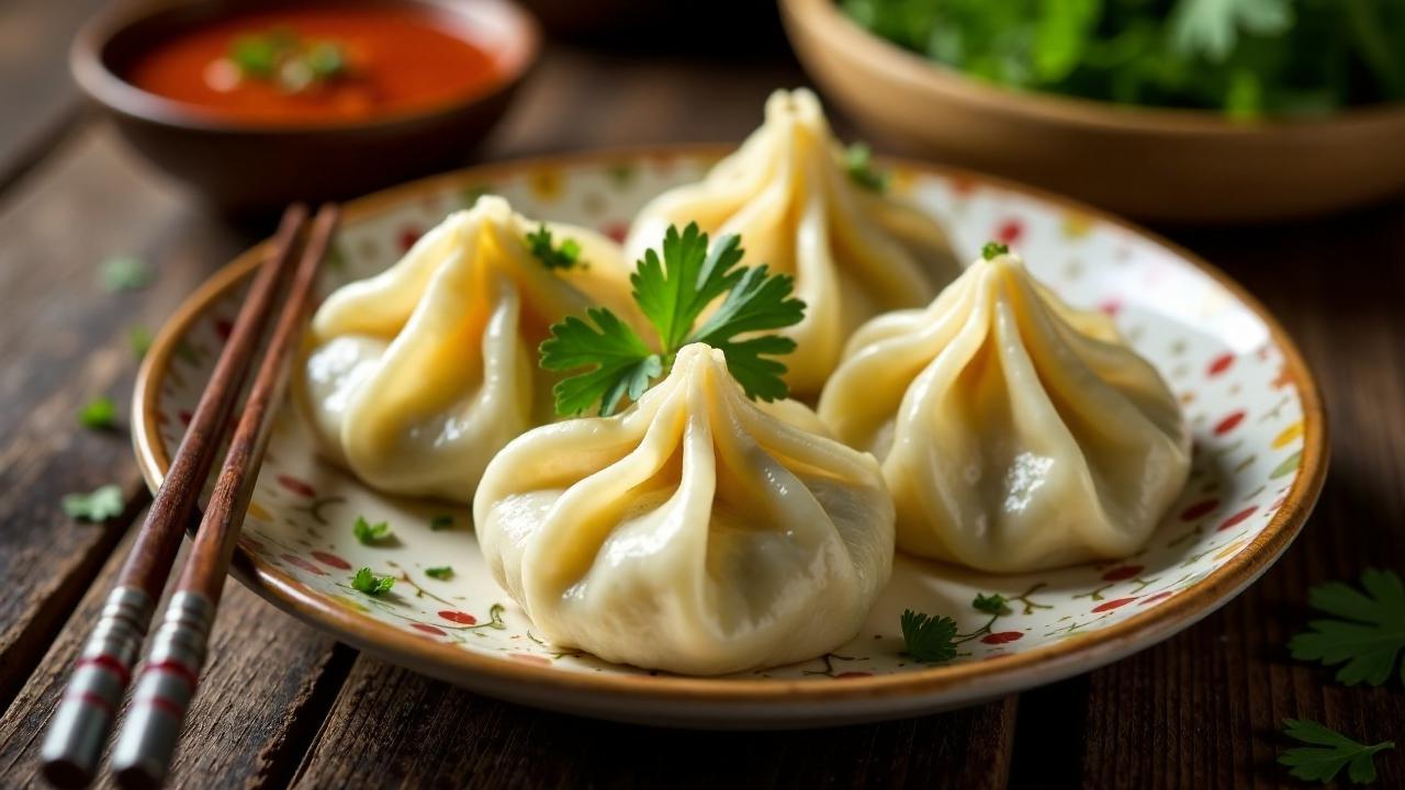 Mixed Meat Momos für Fleischliebhaber