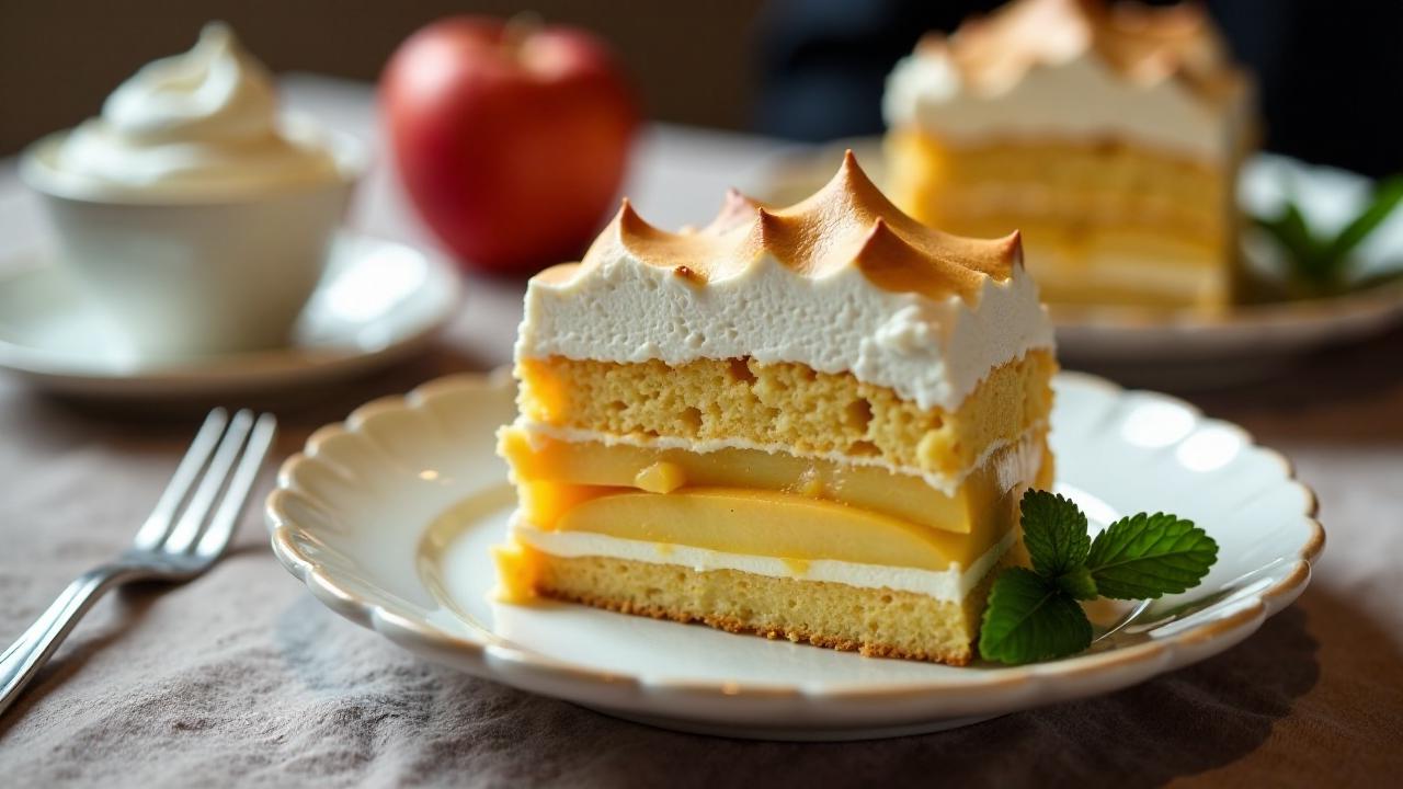 Münsterländer Apfel-Baiser-Kuchen