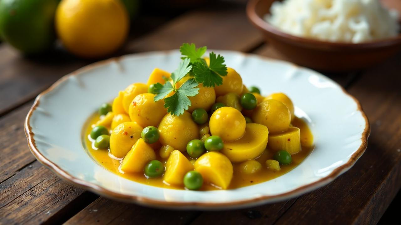 Mochar Ghonto - Bananenblüten-Gemüsegericht