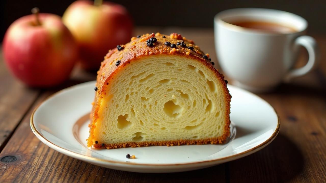 Mohn-Apfel Panettone