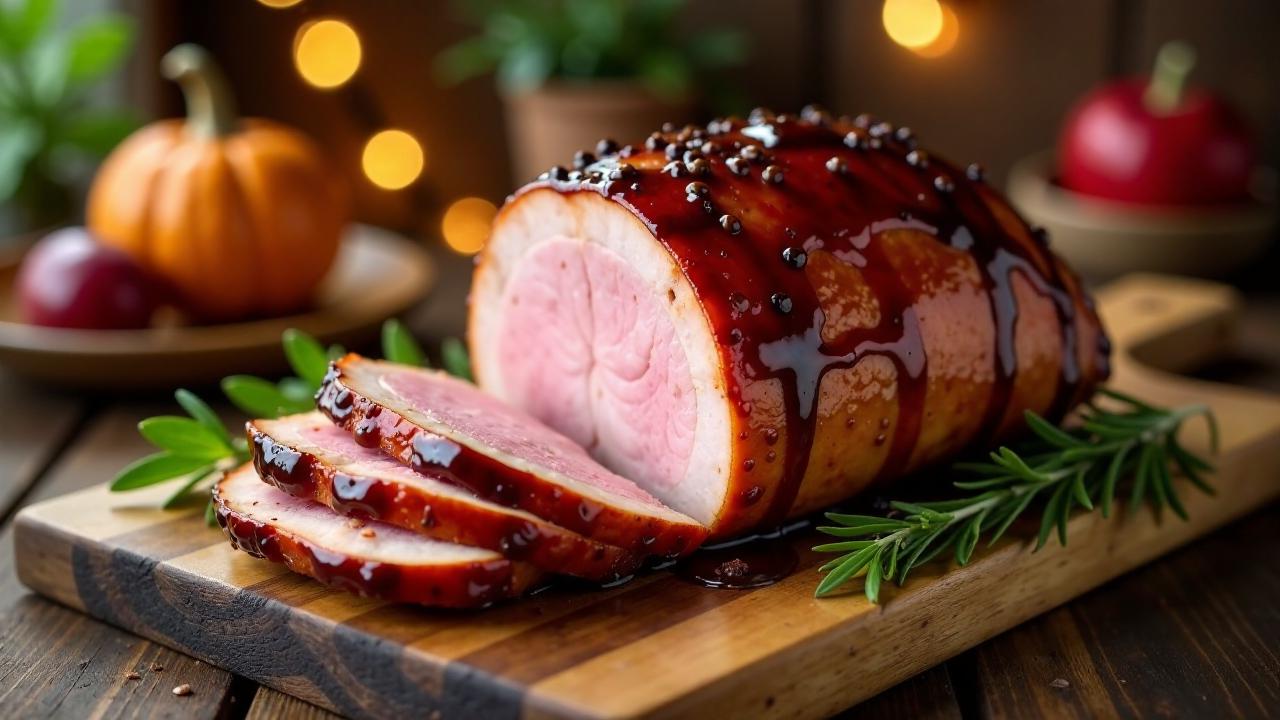 Molasses Glazed Ham