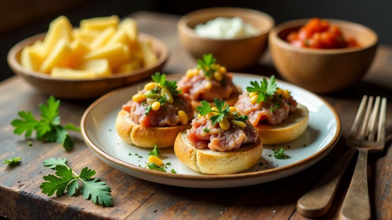 Montaditos de Lomo (Schweinefiletbrötchen)