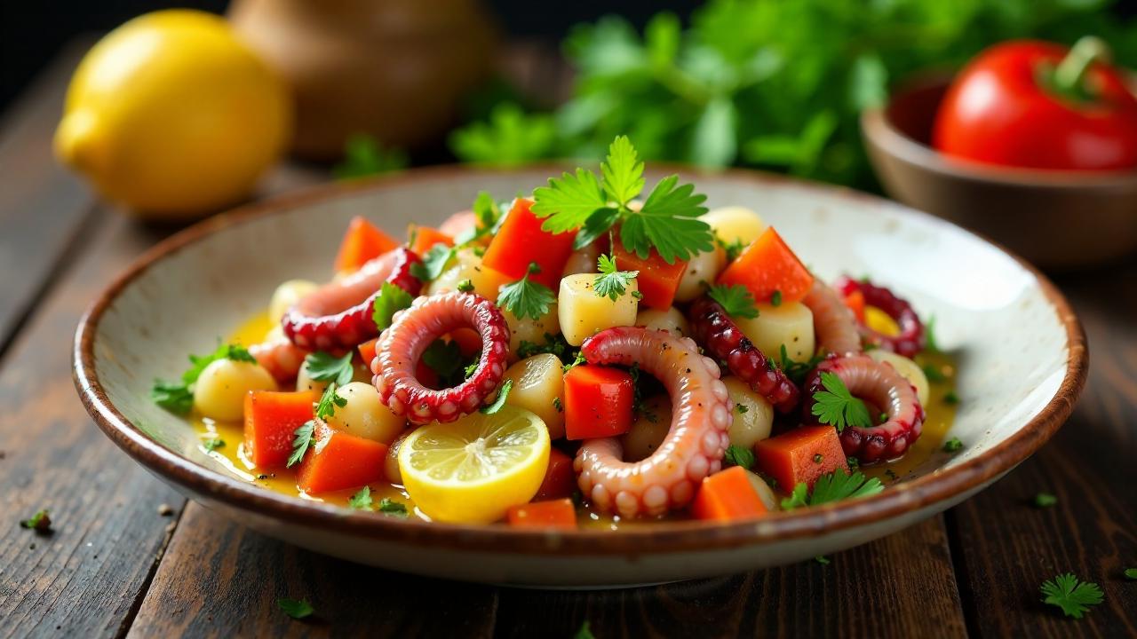 Montenegrinischer Oktopus-Salat