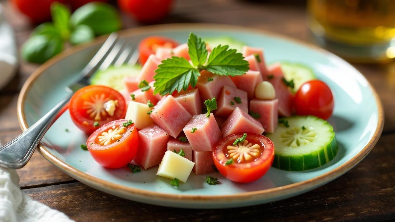 Mortadelic Salat mit Thunfisch