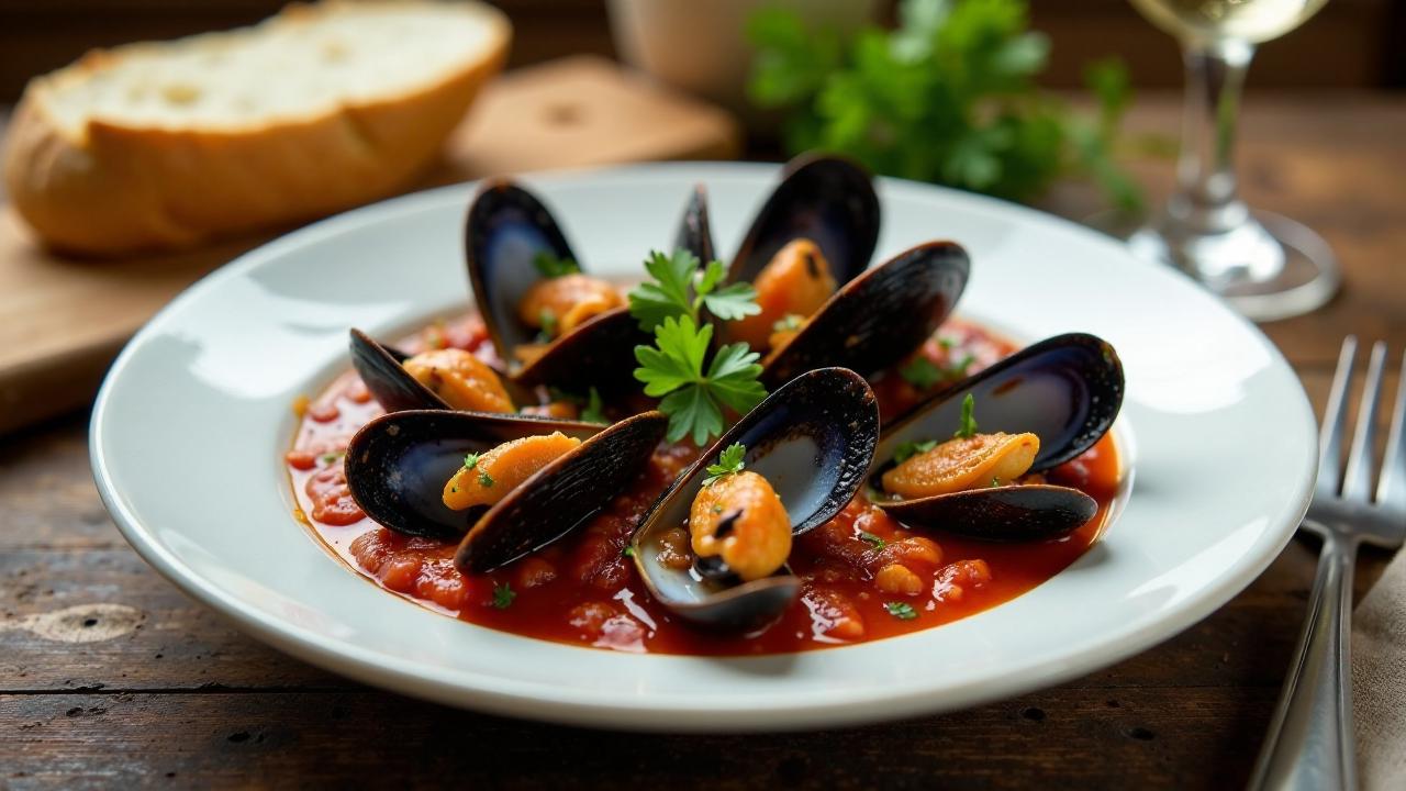 Moules Marinara (Miesmuscheln Marinara)