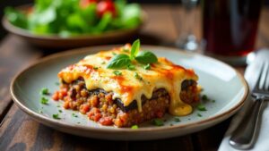 Moussaka – Auberginen-Hackfleisch-Auflauf