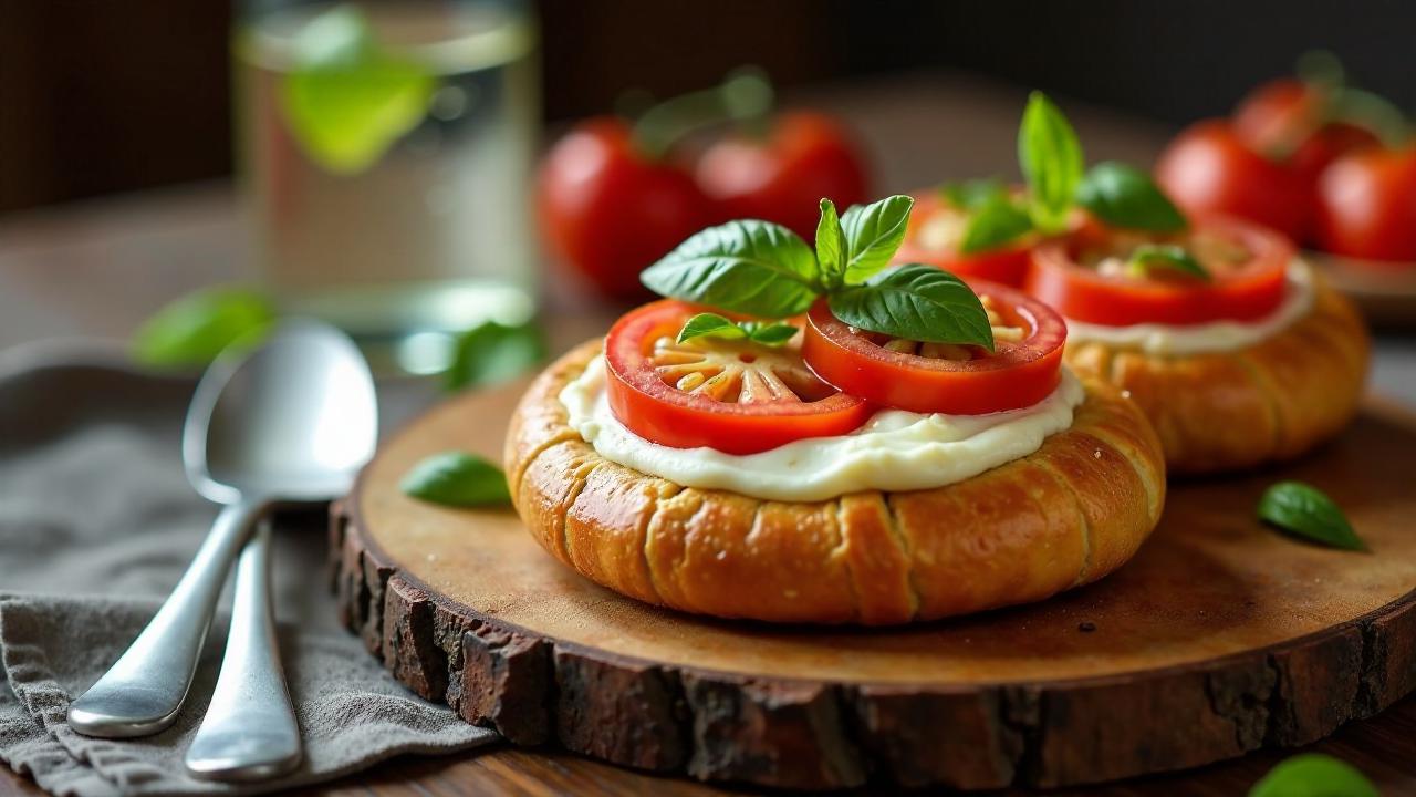 Mozzarella-Tomaten-Brezen