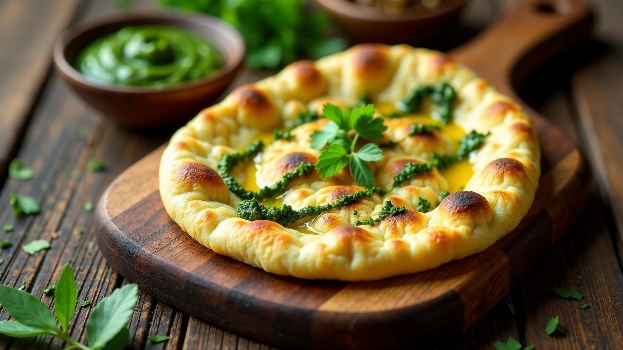 Mughlai Chimichurri Naan