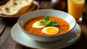 Mughlai Egg Shorba (Eiersuppe)