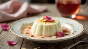 Muhallebi: Milchpudding mit Rosenwasser