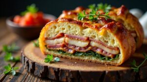 Muikkukukko (Kleinfisch und Speck in Roggenbrot)