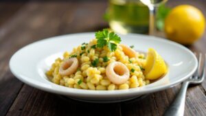 Mydopilafo: Tintenfisch-Risotto