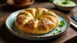 Nan-e Barbari - Fladenbrot mit Sesam und Mohn