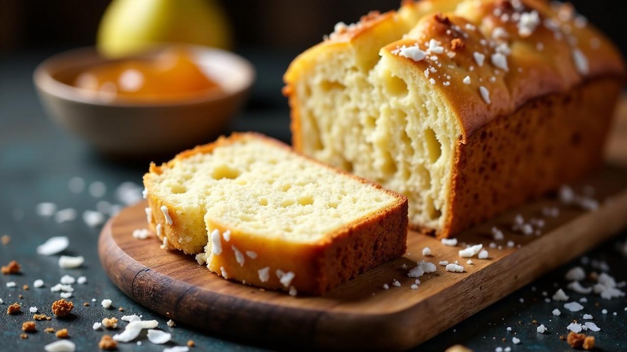 Nashi-Pear & Coconut Bread