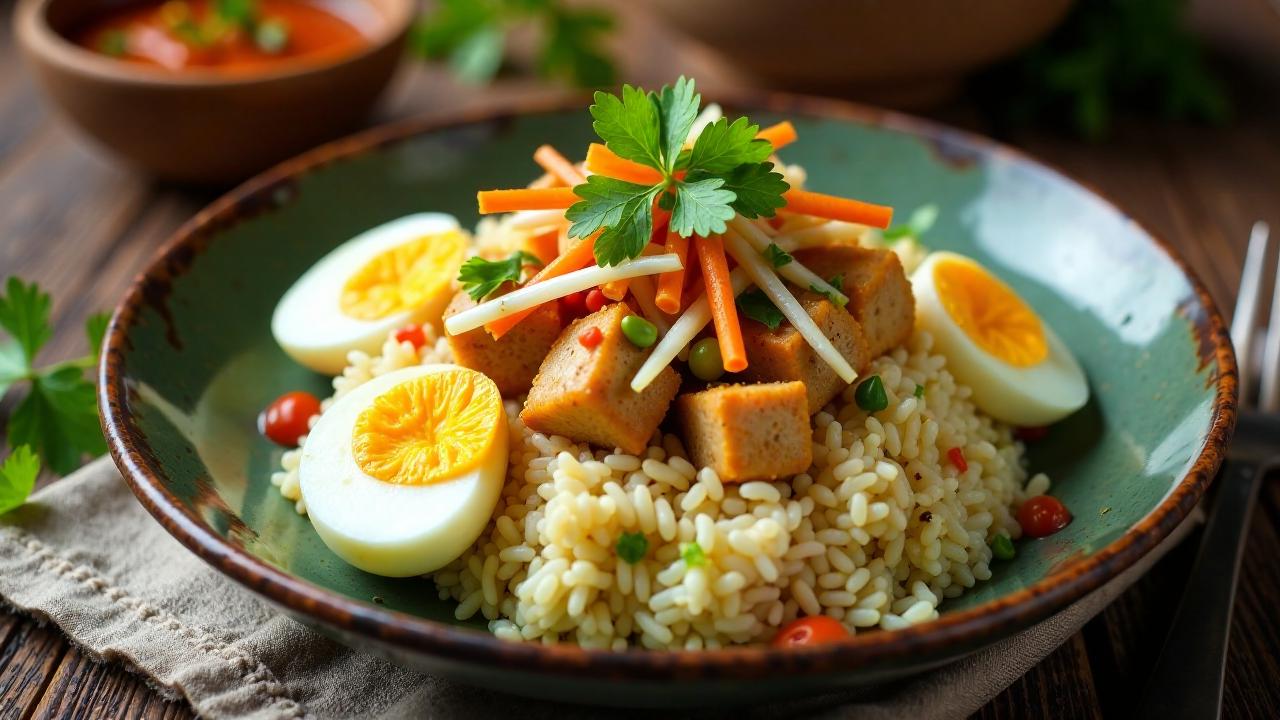 Nasi Campur – Mixed rice with assorted dishes