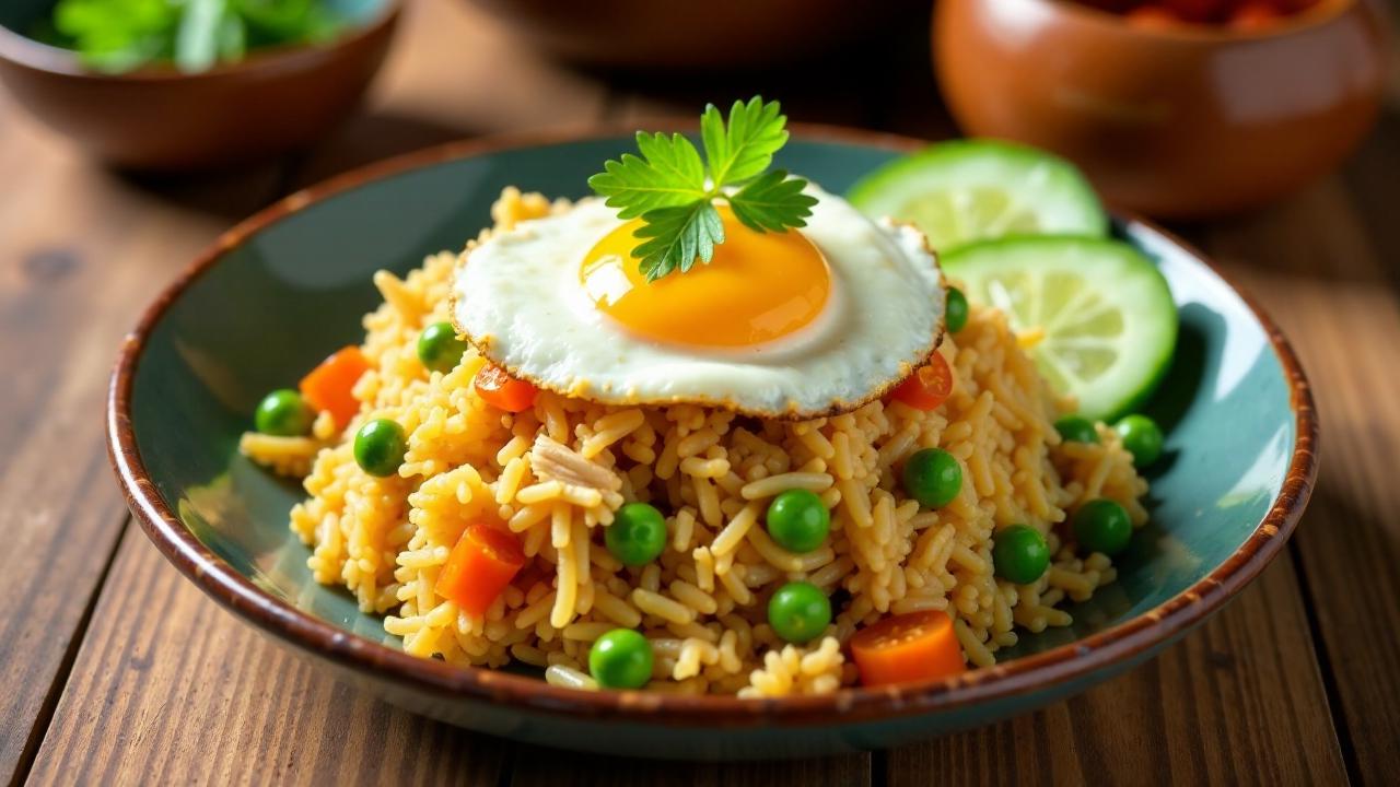 Nasi Goreng Ayam Suwir (Shredded Chicken Fried Rice)