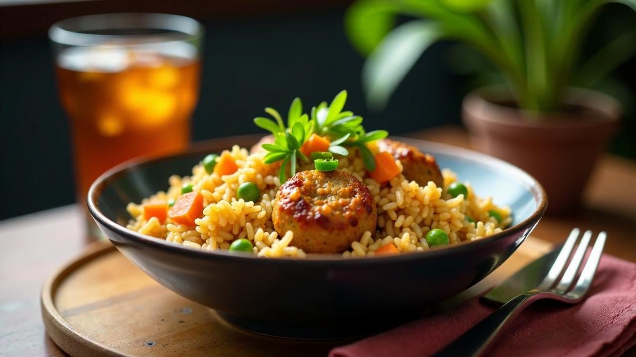 Nasi Goreng Baso (Meatball Fried Rice)