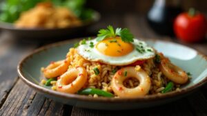 Nasi Goreng Cumi (Squid Fried Rice)