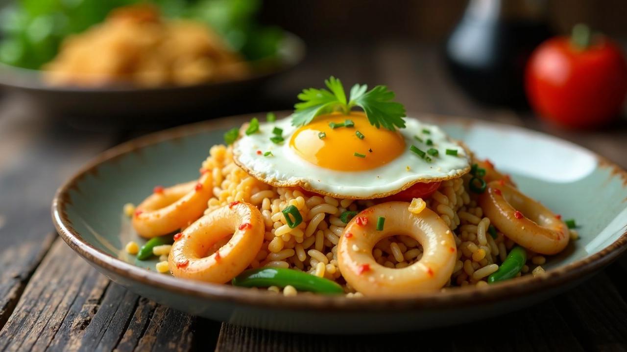 Nasi Goreng Cumi (Squid Fried Rice)