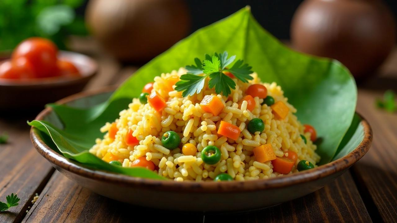 Nasi Goreng Daun Pisang (Banana Leaf Wrapped Fried Rice)