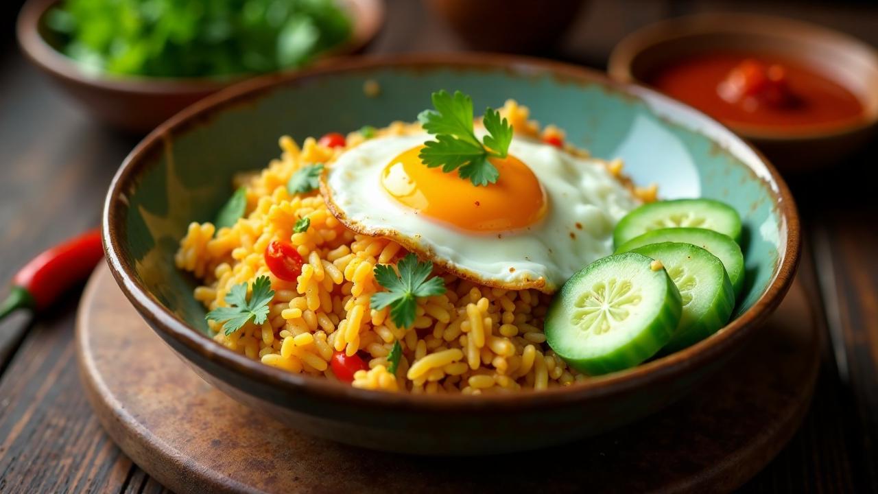 Nasi Goreng: Indonesischer Gebratener Reis