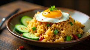 Nasi Goreng Mangut (Smoked Catfish Fried Rice)