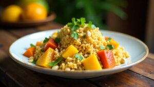 Nasi Goreng Rujak (Fruit Salad Fried Rice)