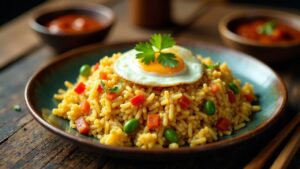 Nasi Goreng Saus Tomat (Tomato Sauce Fried Rice)