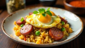 Nasi Goreng Sosis (Sausage Fried Rice)