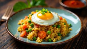 Nasi Goreng Tapai (Fermented Cassava Fried Rice)