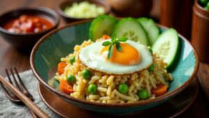 Nasi Goreng Teh (Tea Leaf Fried Rice)