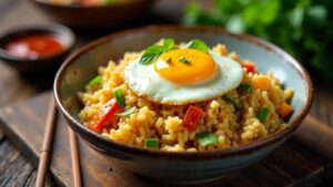 Nasi Goreng Woku (Manadonese Spicy Fried Rice)