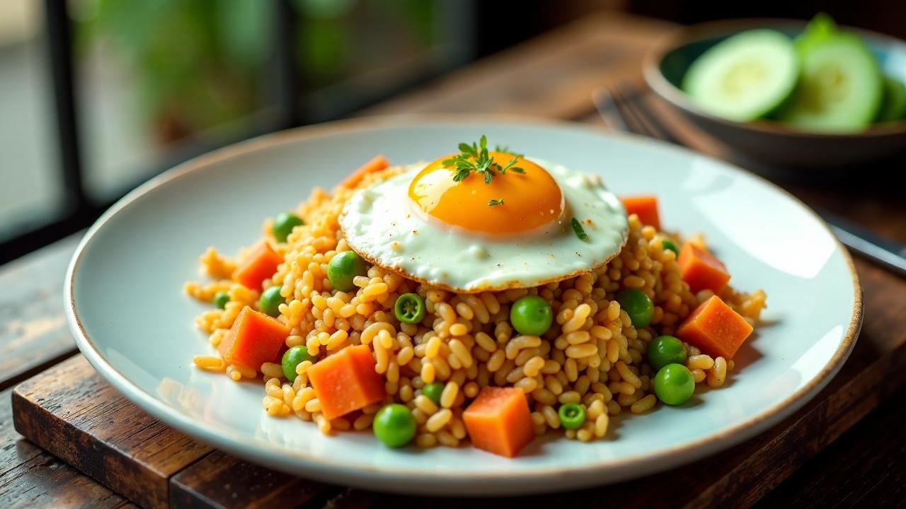 Nasi Goreng (indonesisch-niederländisches Reisgericht)