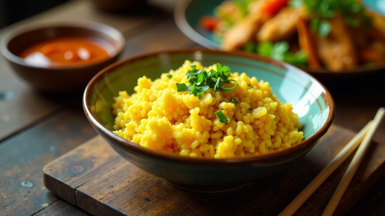 Nasi Kuning: Gelber Reis