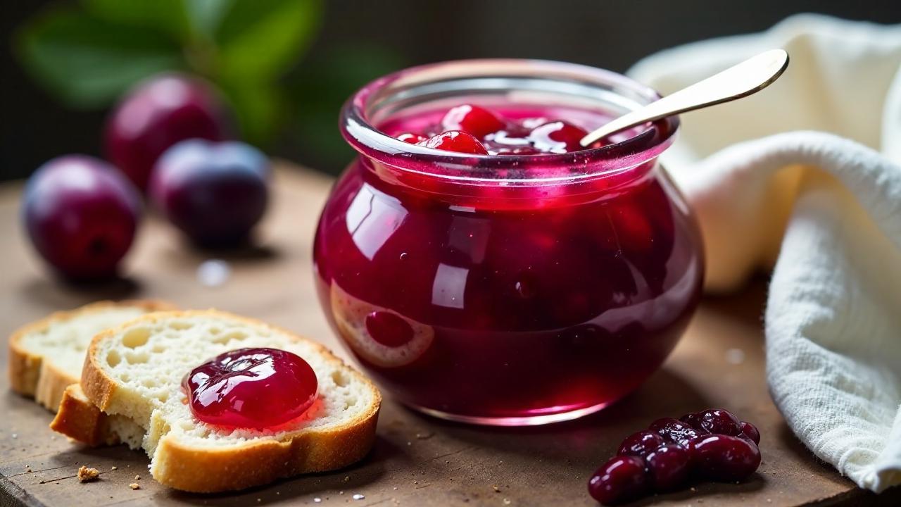 Native Beach Plum Jelly - Einheimisches Strandpflaumen-Gelee