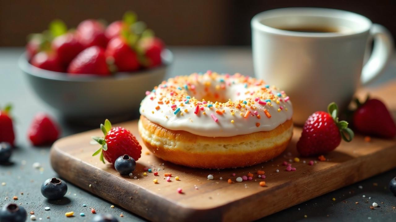 Naturjoghurt-Donut