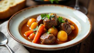 Navarin d'Agneau: Französischer Lamm-Eintopf