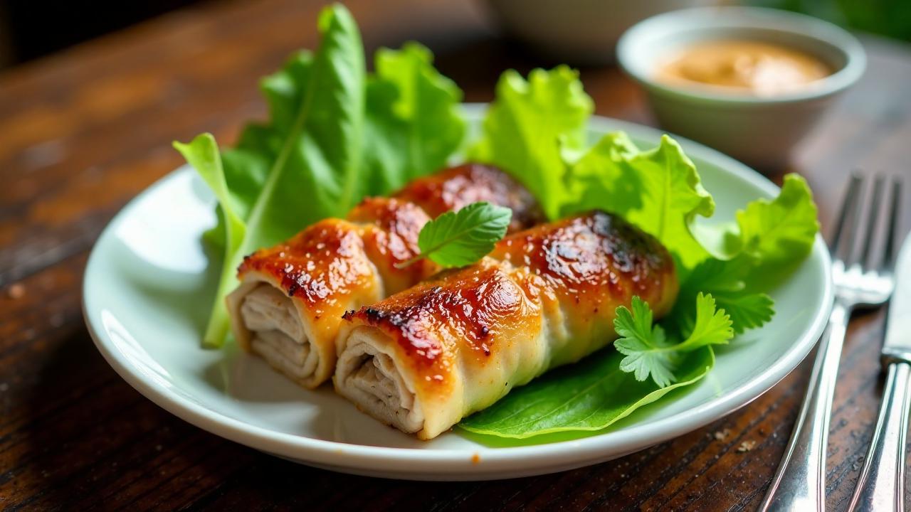 Nem Nuong-Gegrillte Schweinefleischrollen