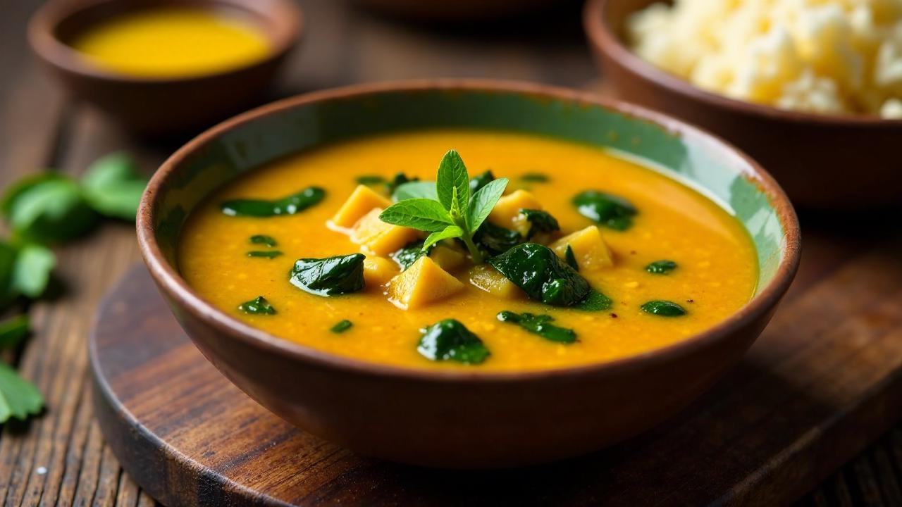 Nigerian Bitterleaf Egusi – Suppe mit Melonensamen