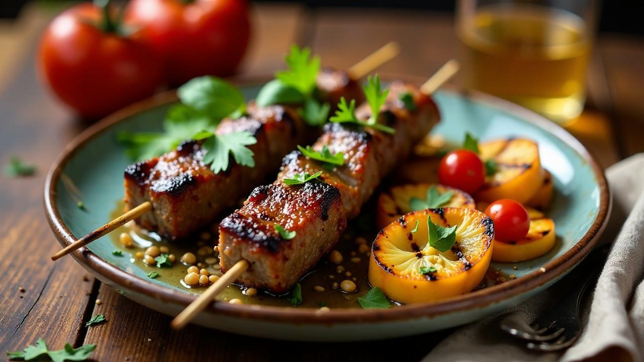 Nigerian Lamb Suya – scharfe Lammspieße