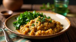 Nigerian Leaf Amala – Brei aus Yammehl