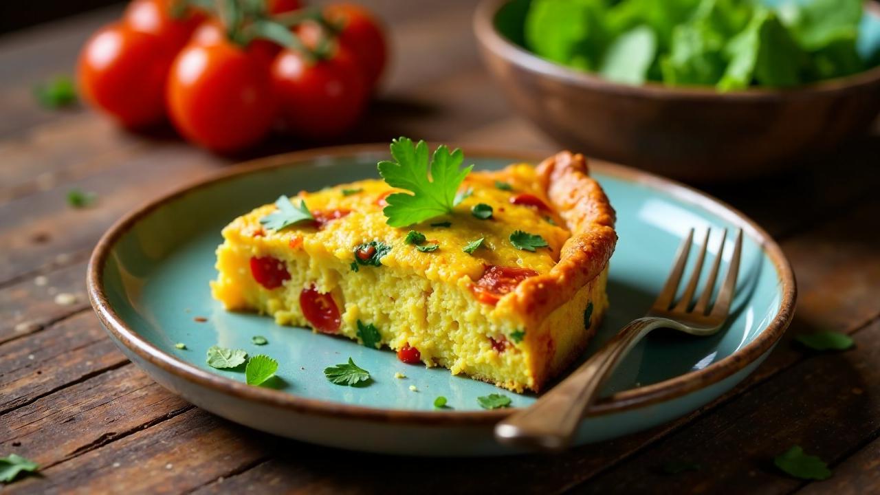 Nigerian Plantain Frittata – Kochbananen-Omelette