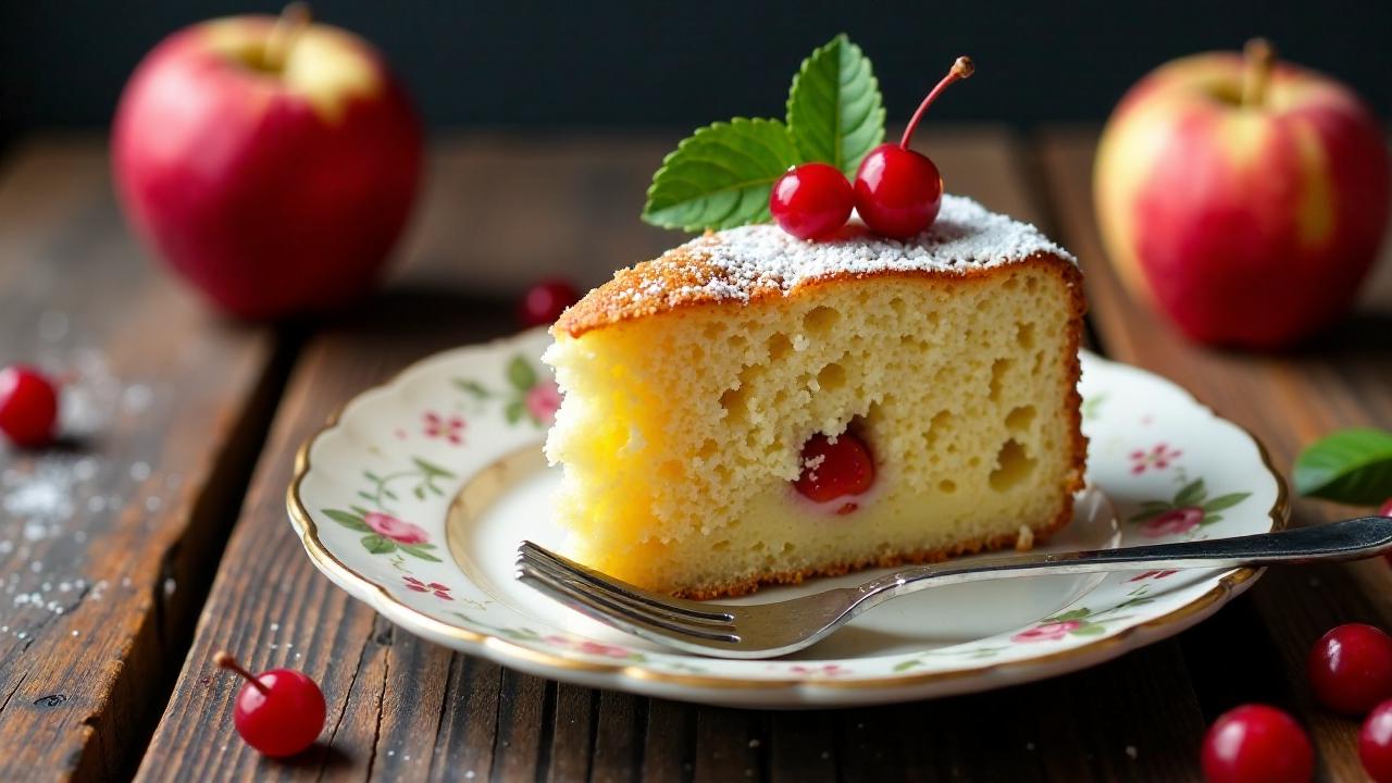 Nordfriesischer Apfel-Johannisbeer-Kuchen