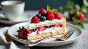 Nordische Sommerbeeren-Torte