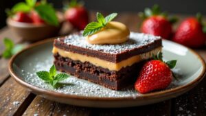 Nougat-Schoko-Brownies