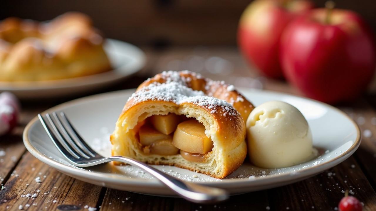 Nürnberger Lebkuchen-Apfelstrudel